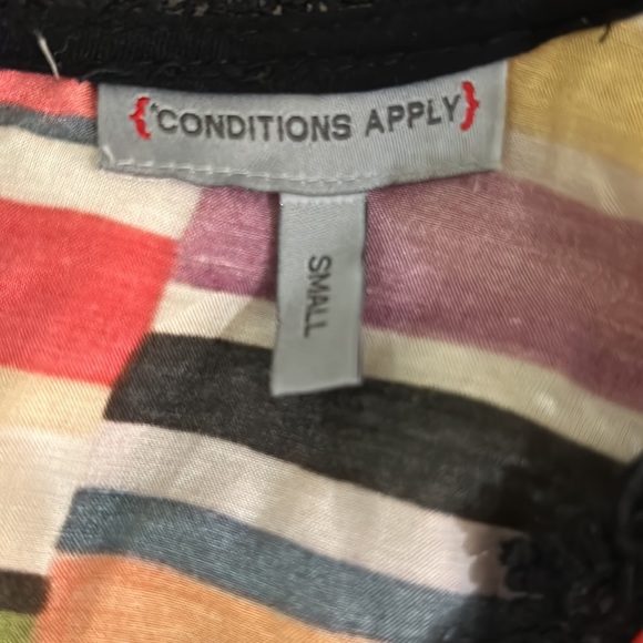 Anthropologie Conditions Apply Kynsa Embroidered Babydoll Tunic Top - S - Picture 14 of 16